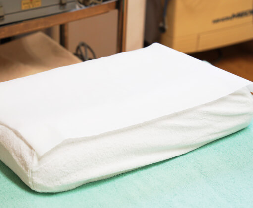 枕と和紙の枕カバー